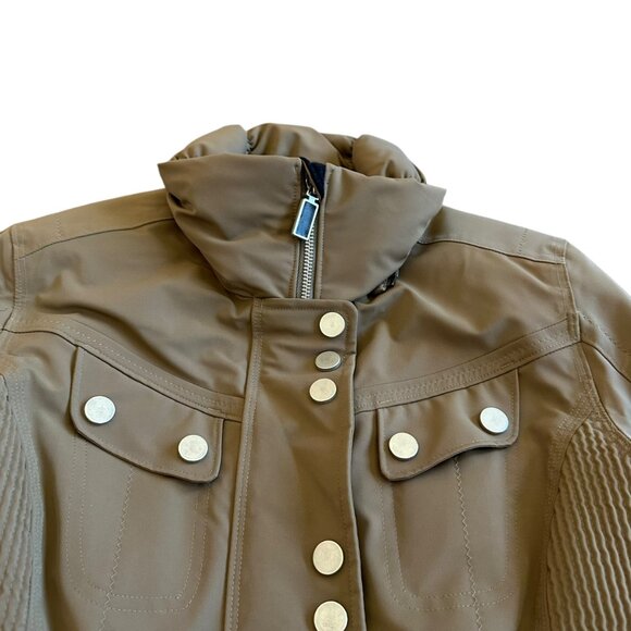 Obermeyer Tan Ski Jacket Waist Length Snowboarding Winter Snow Size 6 Women's - Picture 2 of 16